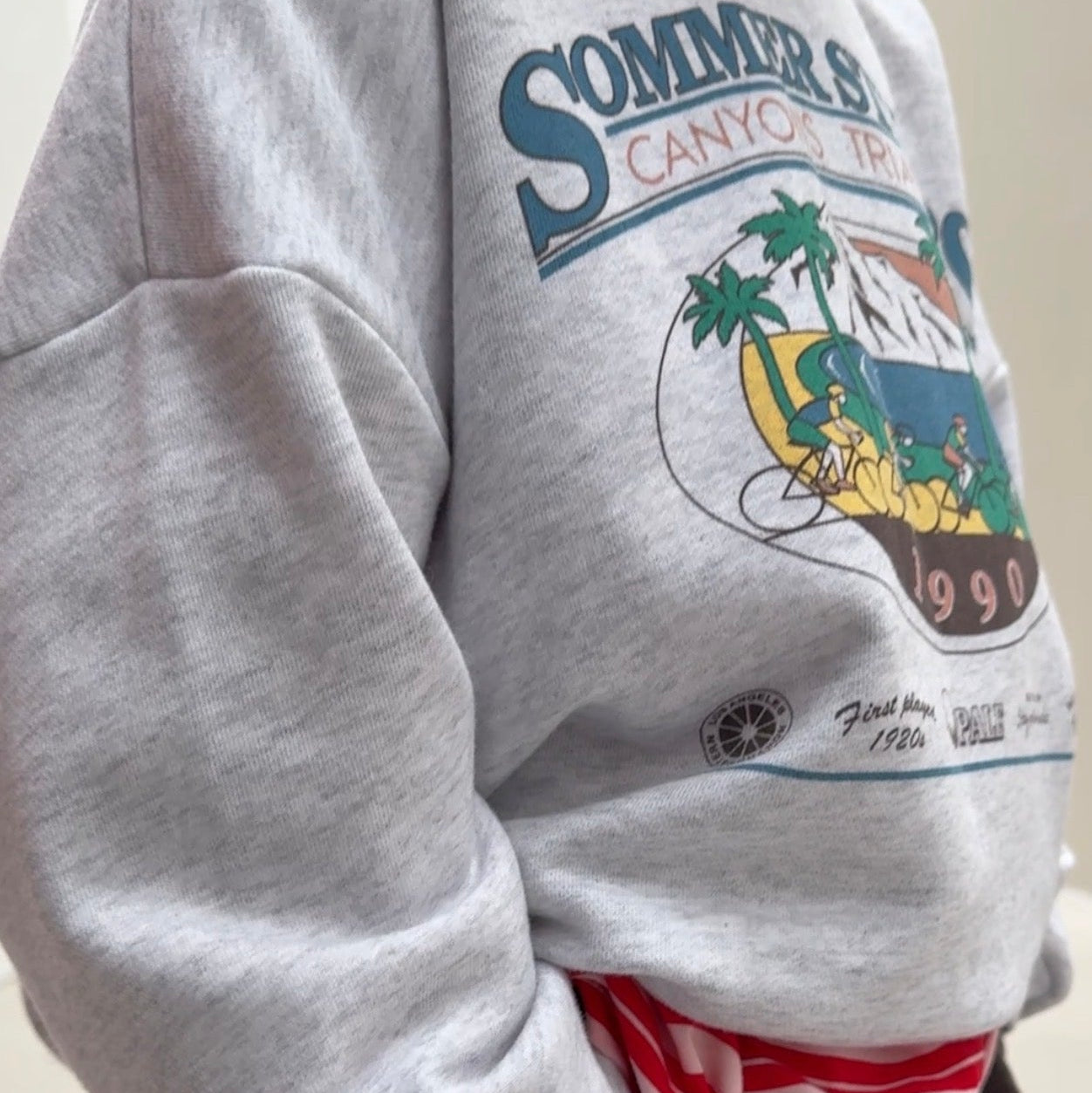 Charlie long tee Red/Pink