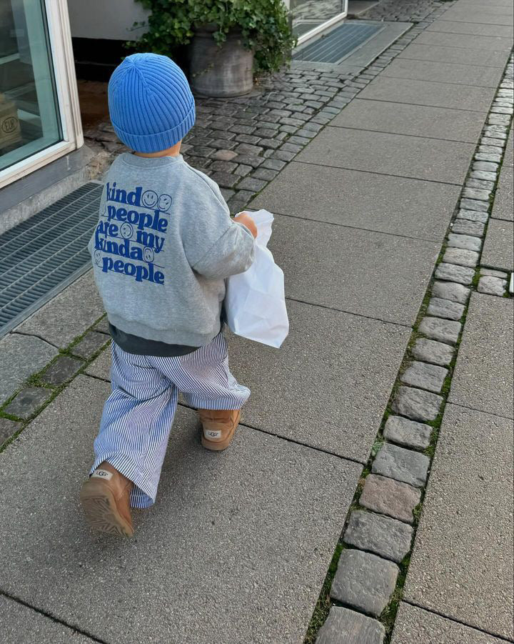 Kind People Sweatshirt Blue