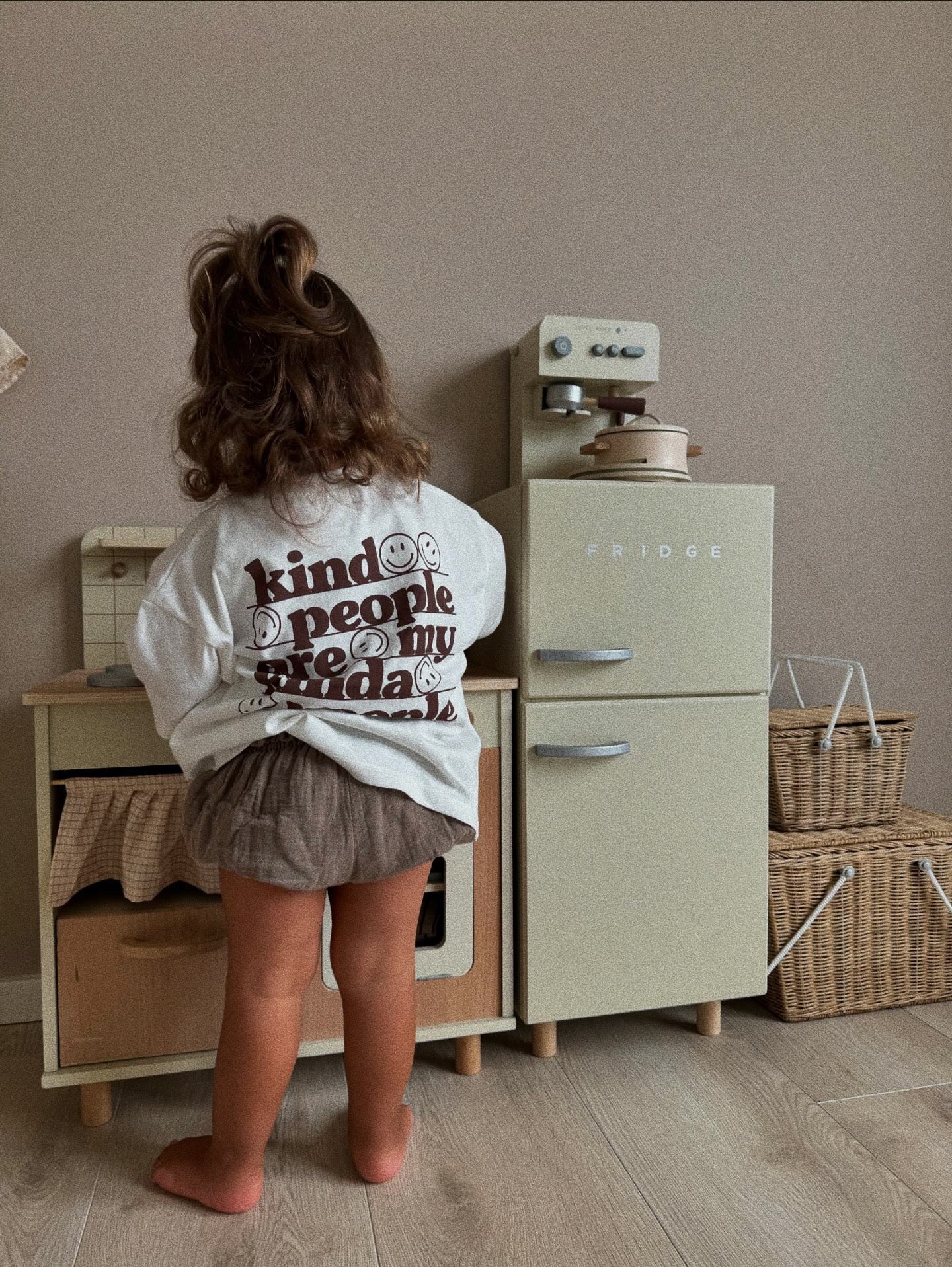 Kind People Tee Brown