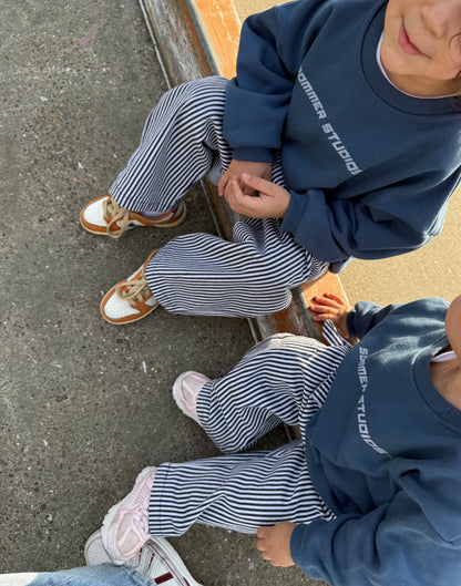 Kind People Sweatshirt Navy/White