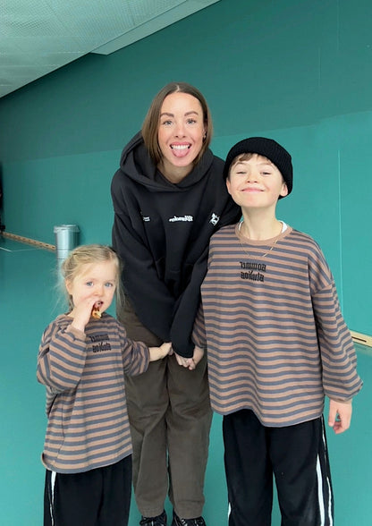 Charlie long tee Brown/blue