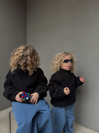 Teddy Pullover Black