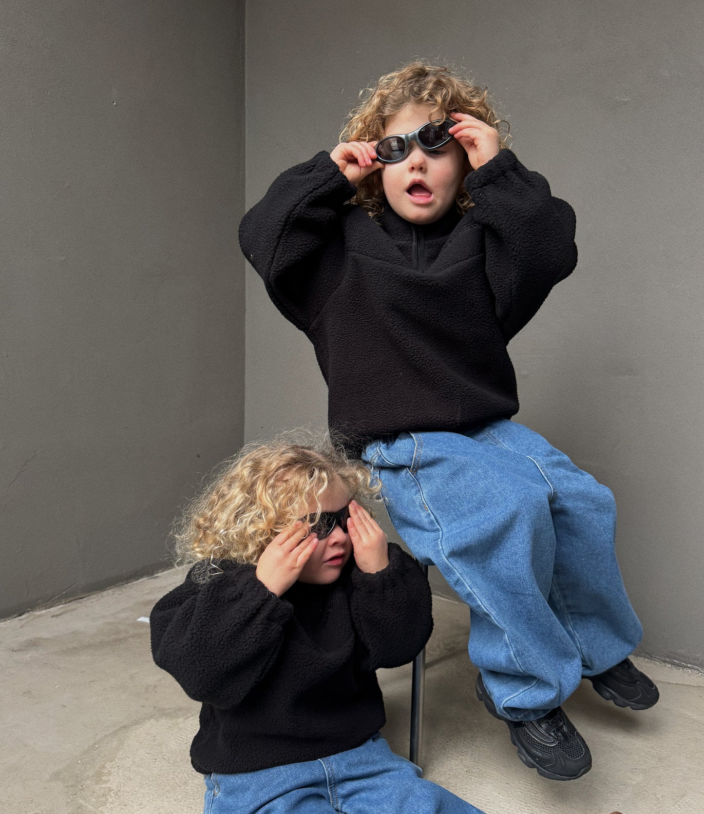 Teddy Pullover Black