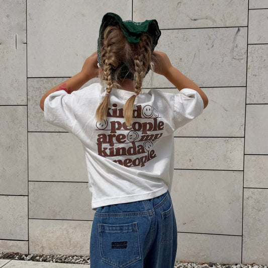 Kind People Tee Brown