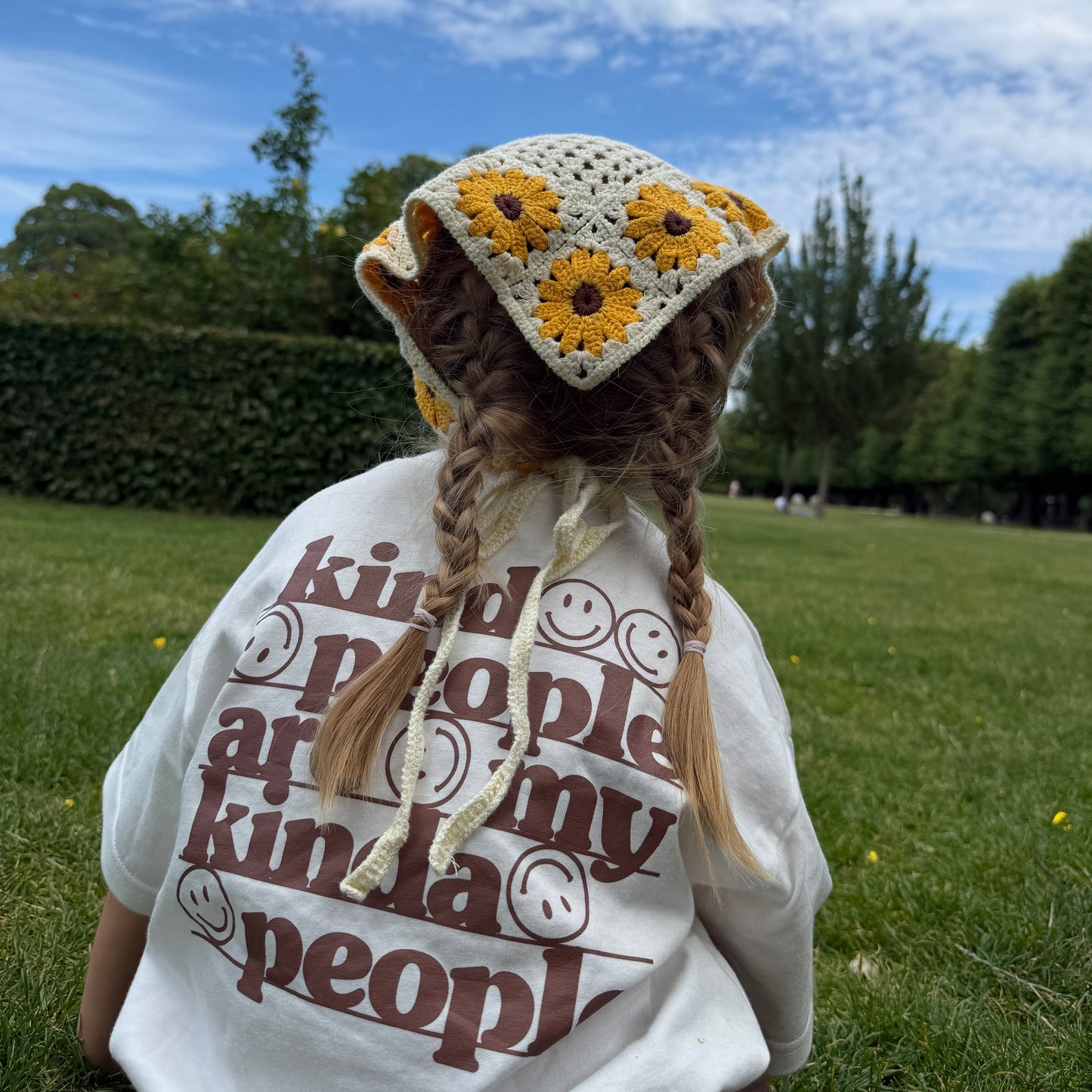 Kind People Tee Brown