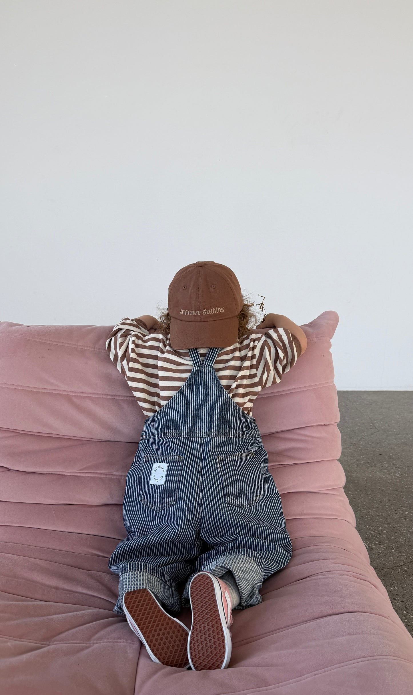 Charlie long tee Beige/White
