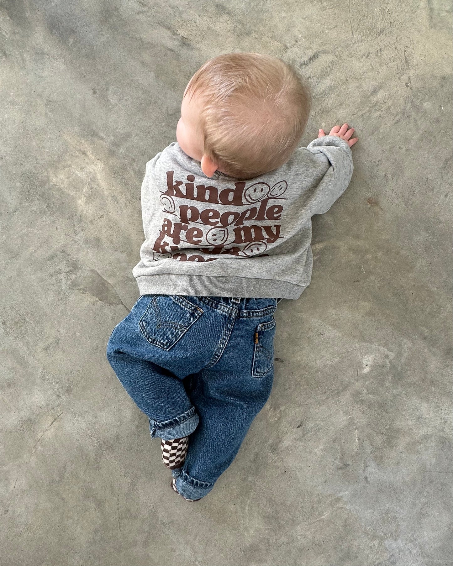 Kind People Sweatshirt Brown