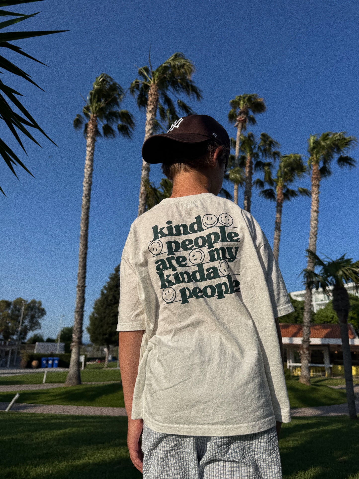 Kind People Tee Green