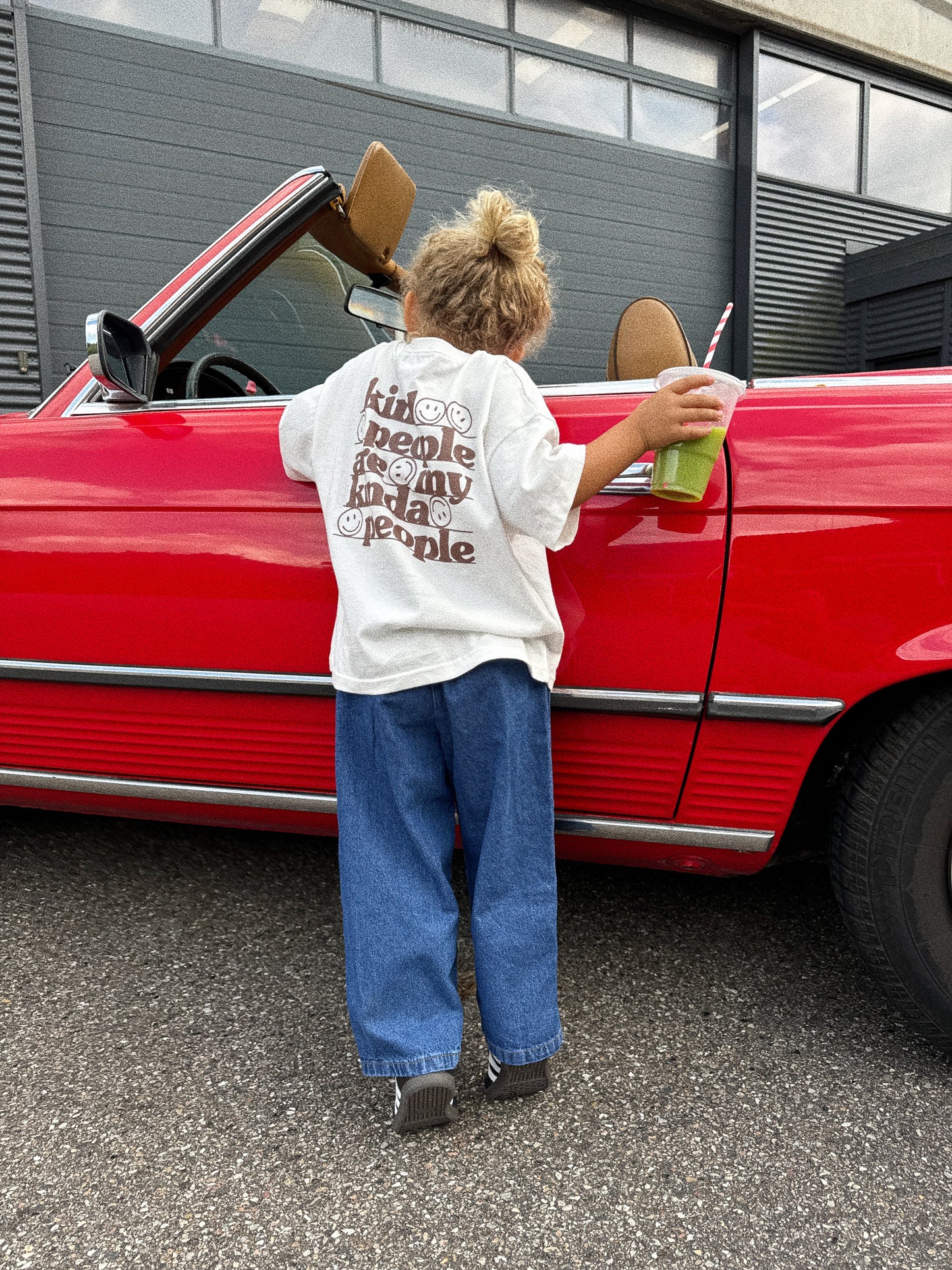 Kind People Tee Brown