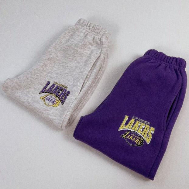 Lakers discount sweatpants purple