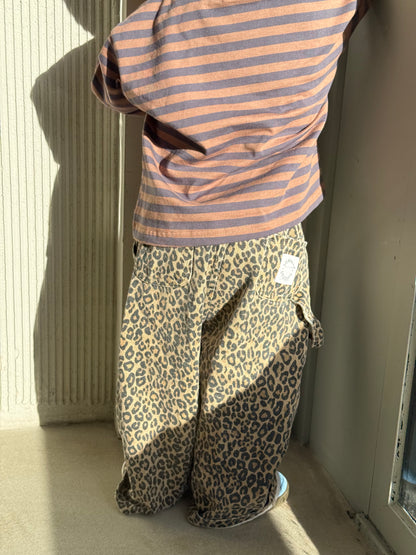 Charlie long tee Brown/blue