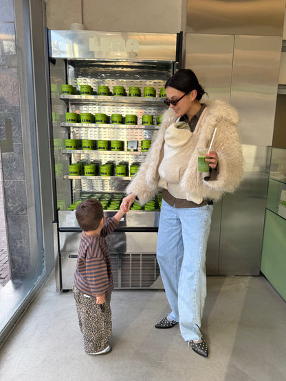 Charlie long tee Brown/blue