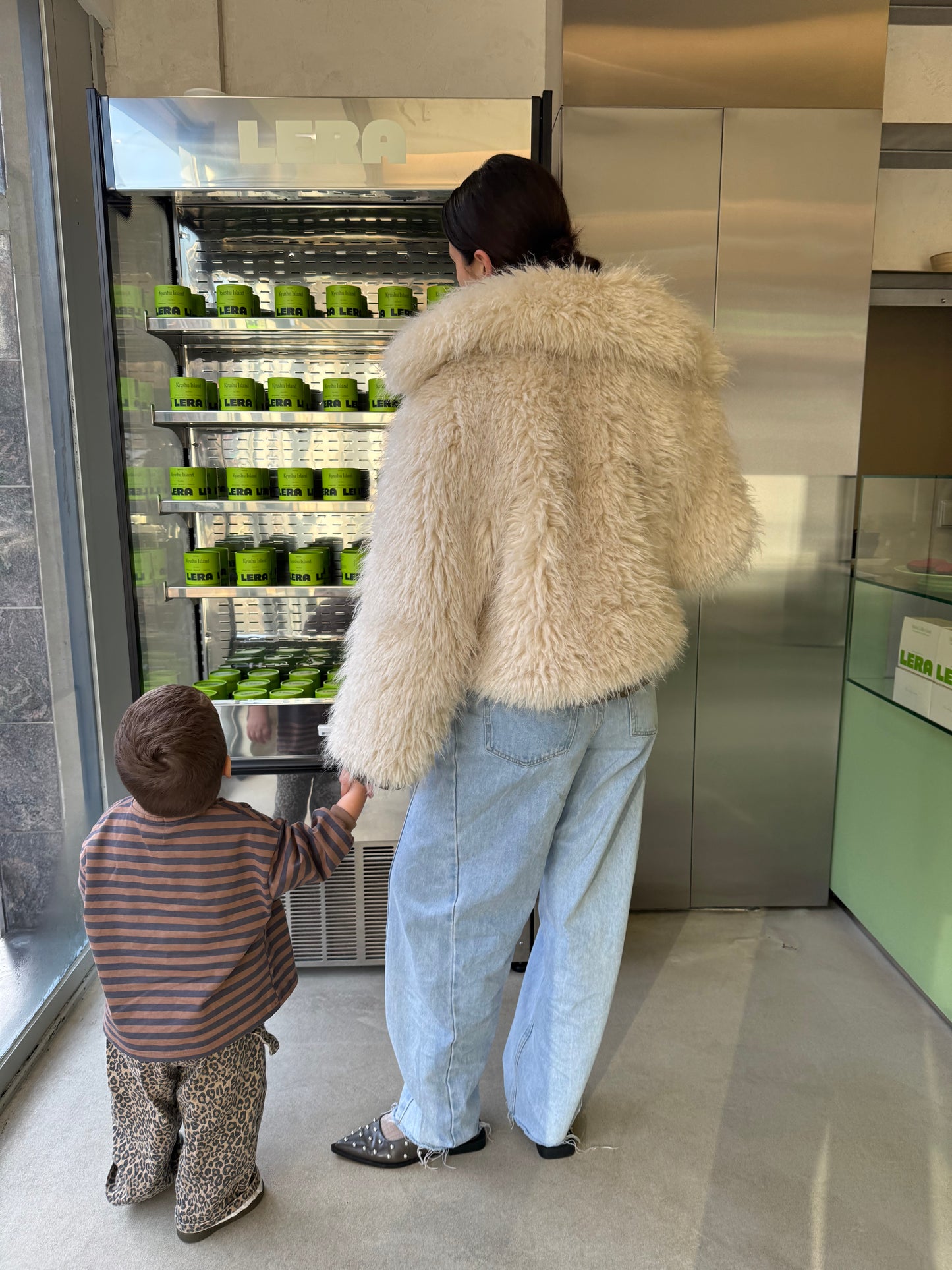 Charlie long tee Brown/blue