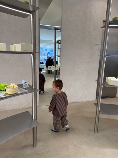 Charlie long tee Brown/blue